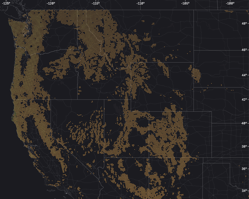 2090 fire risk map